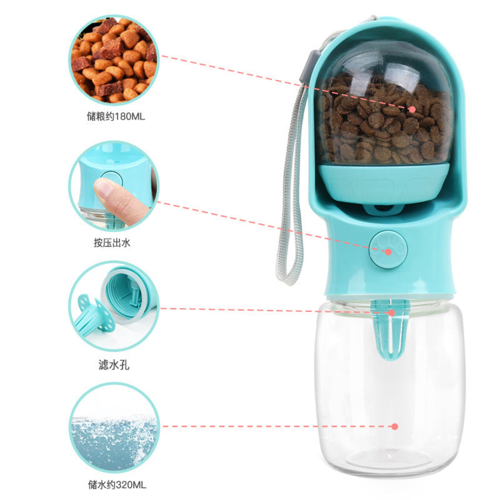Passeio Fresh — Garrafa Bebedouro Portátil para Cães